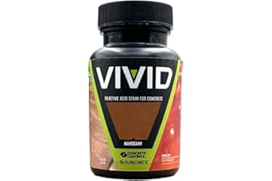 CC Concrete Coatings Vivid Acid Stain for Concrete | Mahogany | 4 oz Tester