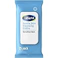 Cetaphil Face and Body Wipes, Gentle Skin Cleansing Cloths, 25 Count (Pack of 3), for Dry, Sensitive Skin, Flip Top Closure, Great for the Gym, Travel, in the Car, Hypoallergenic, Fragrance Free