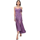 AMUR Womens Reese Cascade Lace Gown
