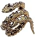 YACQ Women's Crystal Stretch Snake Bracelet Fit Wrist Size 6-1/2 to 8 Inch - Lead & Nickle Free - Halloween Costume Outfit Accessories Jewelry