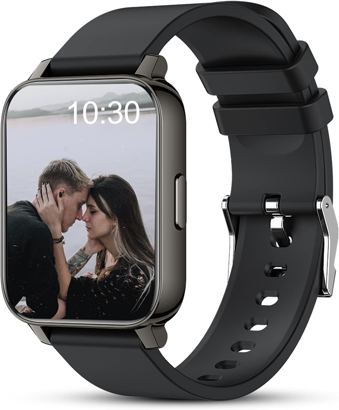 Smart Watches 2021 for Women, Smart Watch for Android Phones iOS, Fashion Smartwatch Round Fitness Digital Watch Ladies Waterproof Full Touch Screen with Heart Rate Sleep Monitor Pedometer Calorie