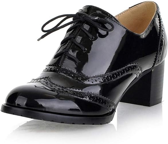 mid heel brogues