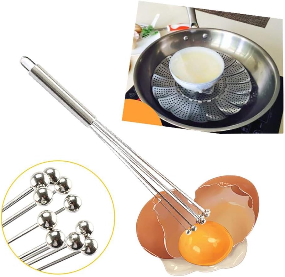 Dinapy 30.4 Cm Stainless Steel Whisk Stainless Steel Kitchen Whisk Stainless Steel