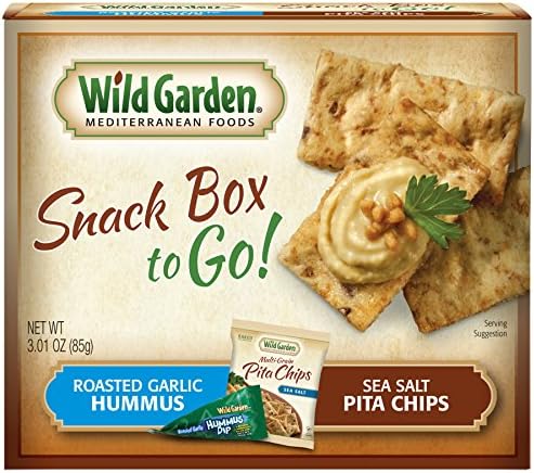 WILD GARDEN CHIP PITA HUMMUS GRLC, 3.01 OZ
