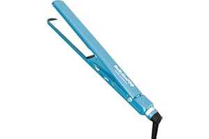 BabylissPRO Nano Titanium Ultra-Thin Hair Straightener, Professional Flat Iron For All Hair Types