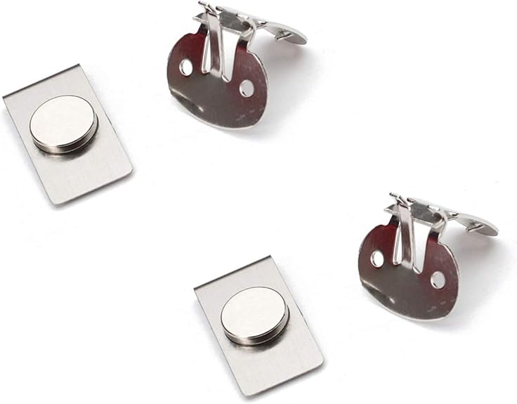 2/5Pairs Invisible Tie Clips for Men, Invisible Tie Stay,Tie