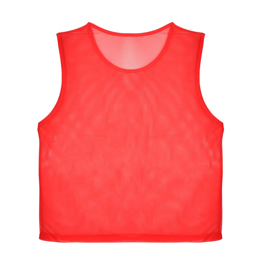 Bnineteenteam Scrimmage Jerseys, Breathable Mesh, 12-Pack, for Football Training, Team Practice, Sports Training, and Competitive Play