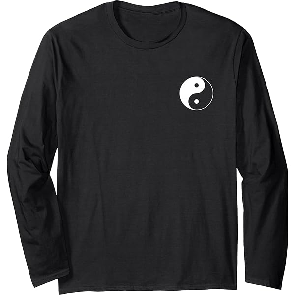 Amazon.com: Yin Yang Long Sleeve T-Shirt : Clothing, Shoes & Jewelry