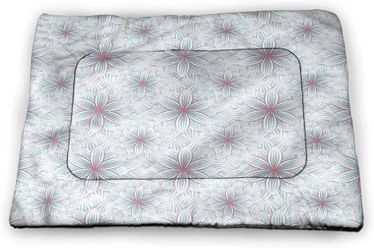 Amazon.com : prunushome Dahlia Flower Pet Mat Trippy Feminine Art