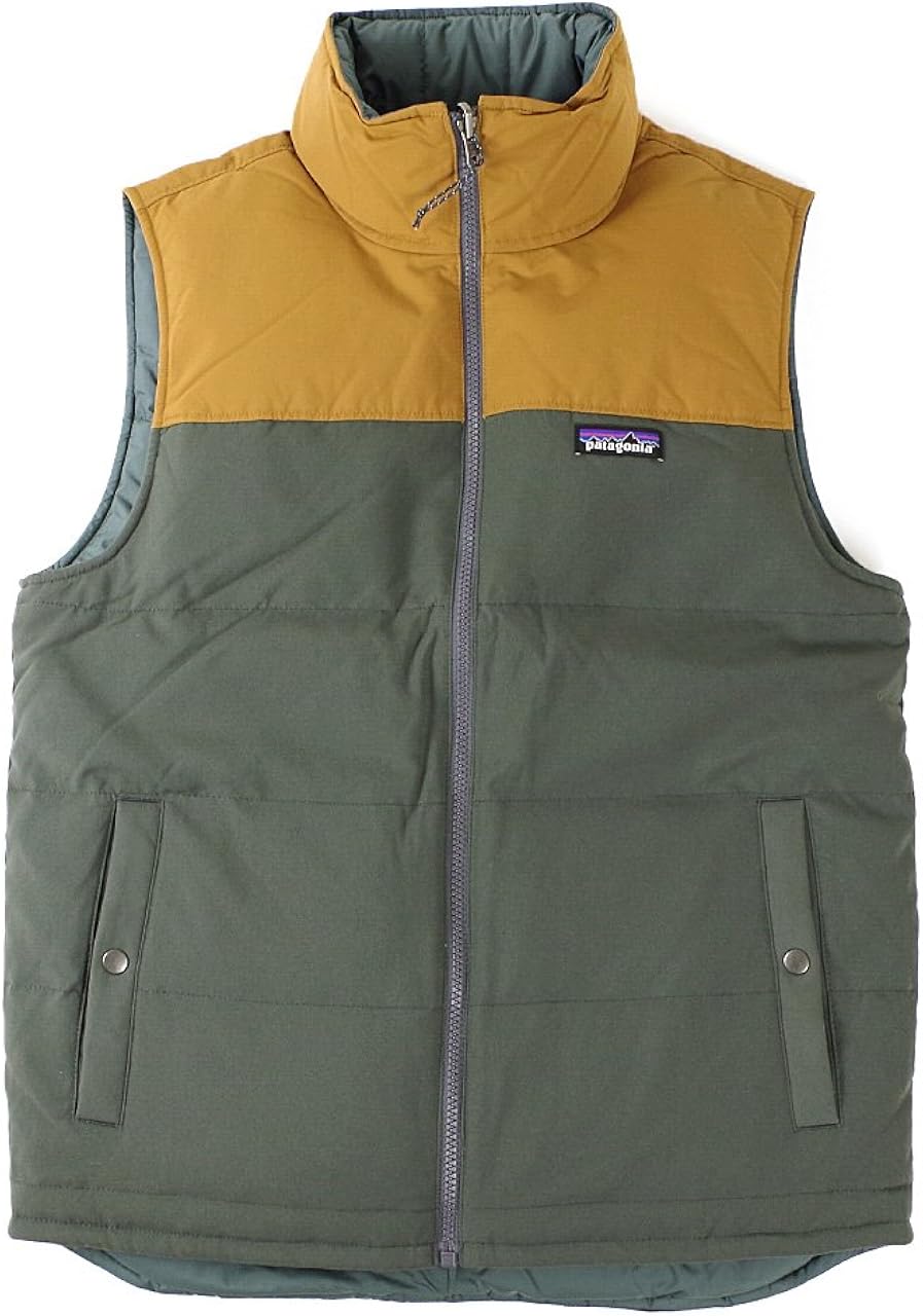 Amazon Patagonia パタゴニア メンズ リバーシブルビビーダウンベスト フォージグレー ベアブラウン Fybb Xl ベスト 通販