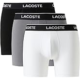 Lacoste Men's 3 Pack Boxer Briefs