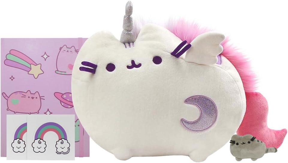Super Pusheenicorn, Pencil Topper, Sticker, Journal Gift Set