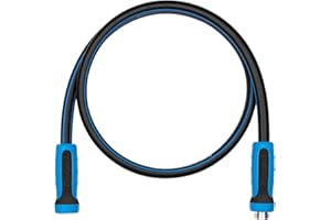 Fevone Garden Hose 6 ft, Hose Reel Leader Hose, Hybrid Polymer, Kink Resistance, Lightweight, Flexibility, Durability, Leak Free, Aluminum Fittings, 3/4" GHT, 5/8" ID, 600 PSI, Drinking Water Safe