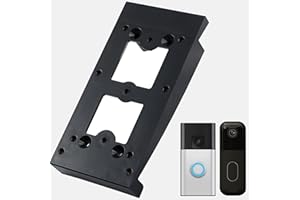 AHBTEYM Vinyl Siding Mount Compatible with Ring Battery Doorbell, Battery Doorbell Pro/Plus, Video Doorbell 2/3/ 3Plus/ 4, 1St Gen and Blink Doorbell 1st/ 2nd (4-inches Standard Siding Only) - 1 Pack