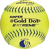 Worth | Slowpitch Softballs | USSSA Approved | 12 Count | Multiple Options