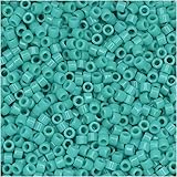 Opaque Turquoise (Db729) Delica Myiuki 11/0 Seed Bead 7.2 Gram Tube Approx 1400 Beads
