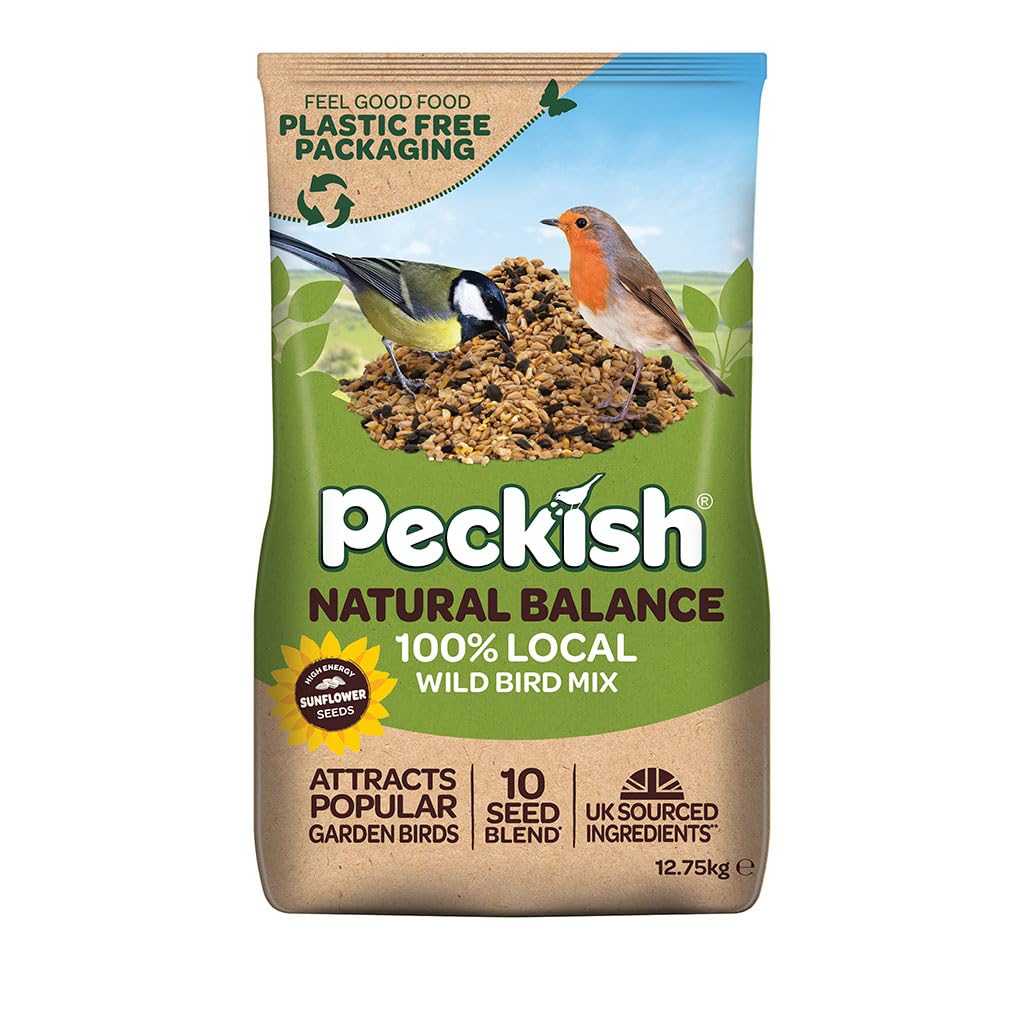 Peckish 60051209 Natural Balance Seed Mix for Wild Birds, 12.75 kg, Gold