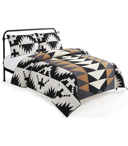 【PENDLETON】3PIECE COMFORTER SET Amazon.com: Pendleton 21729 Sunset Cross Stitched Coverlet Set