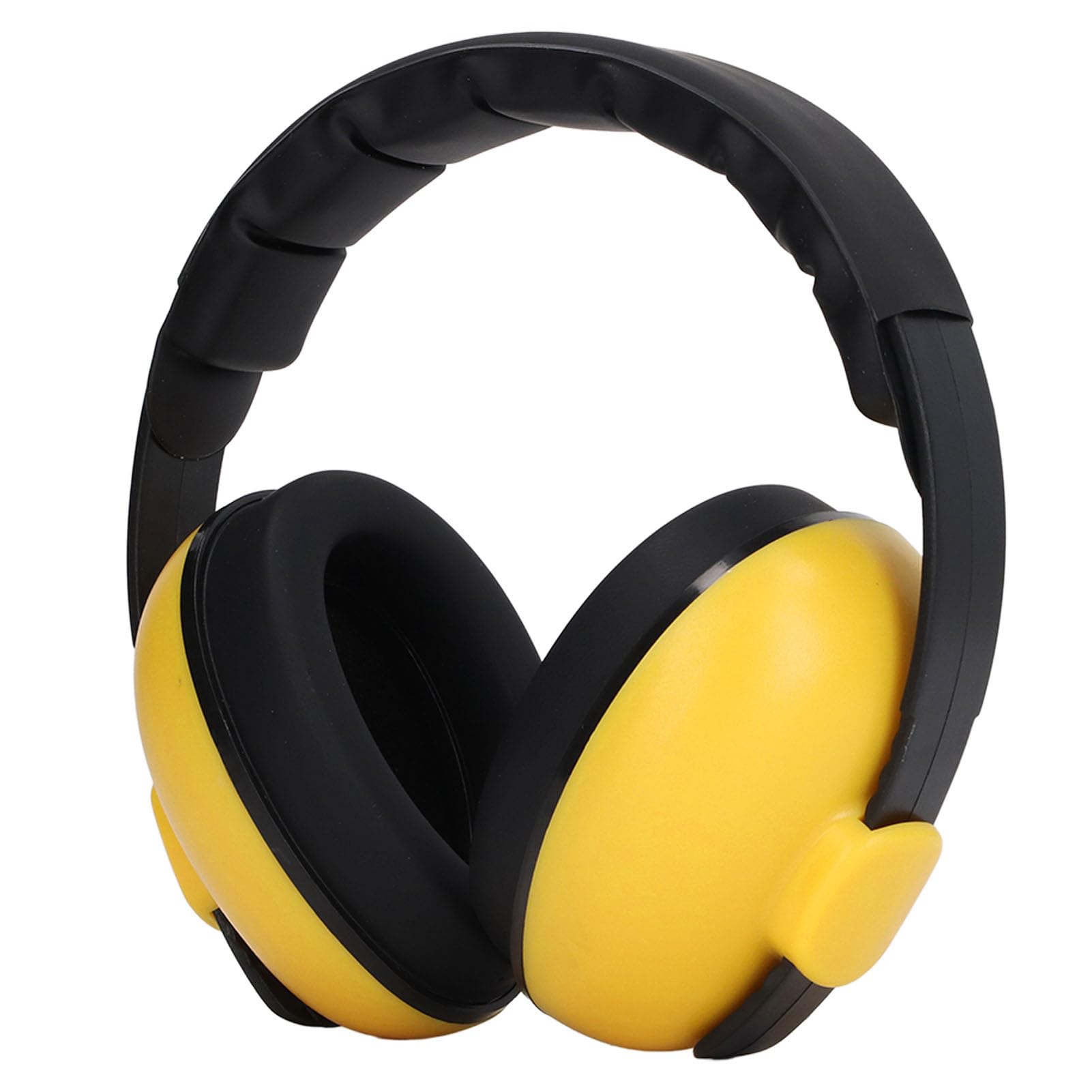 Cuifati Hearing Earmuffs for Noise Reduction - NRR 31dB Soundproof Safety Ear Muffs Ear Defender for Adult Shooting Mowing Autism Hunting Construction, Yellow