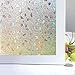 Bloss 3D Window Film Premium No Glue Static Decorative Frosted Privacy Window Films for Glass 17.8Inch X 78.7Inch