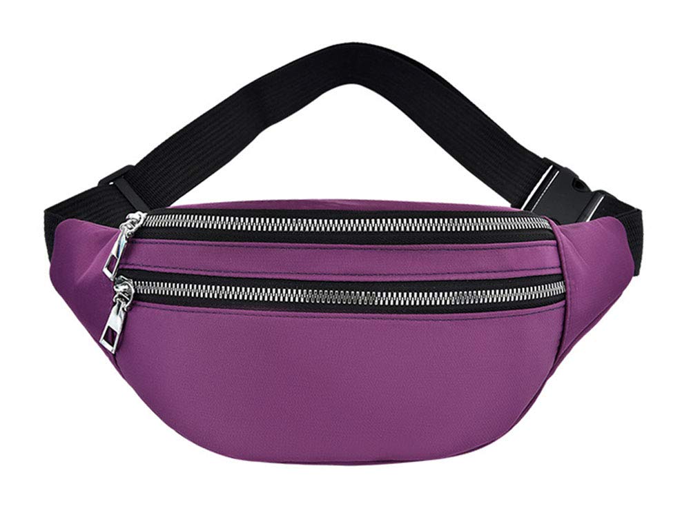 Hapkou Waist Bag Bumbag Fashion Waterproof Ladies Festival Fanny Pack Travel Running Hiking Waist Pack Belt Bag for Men Women