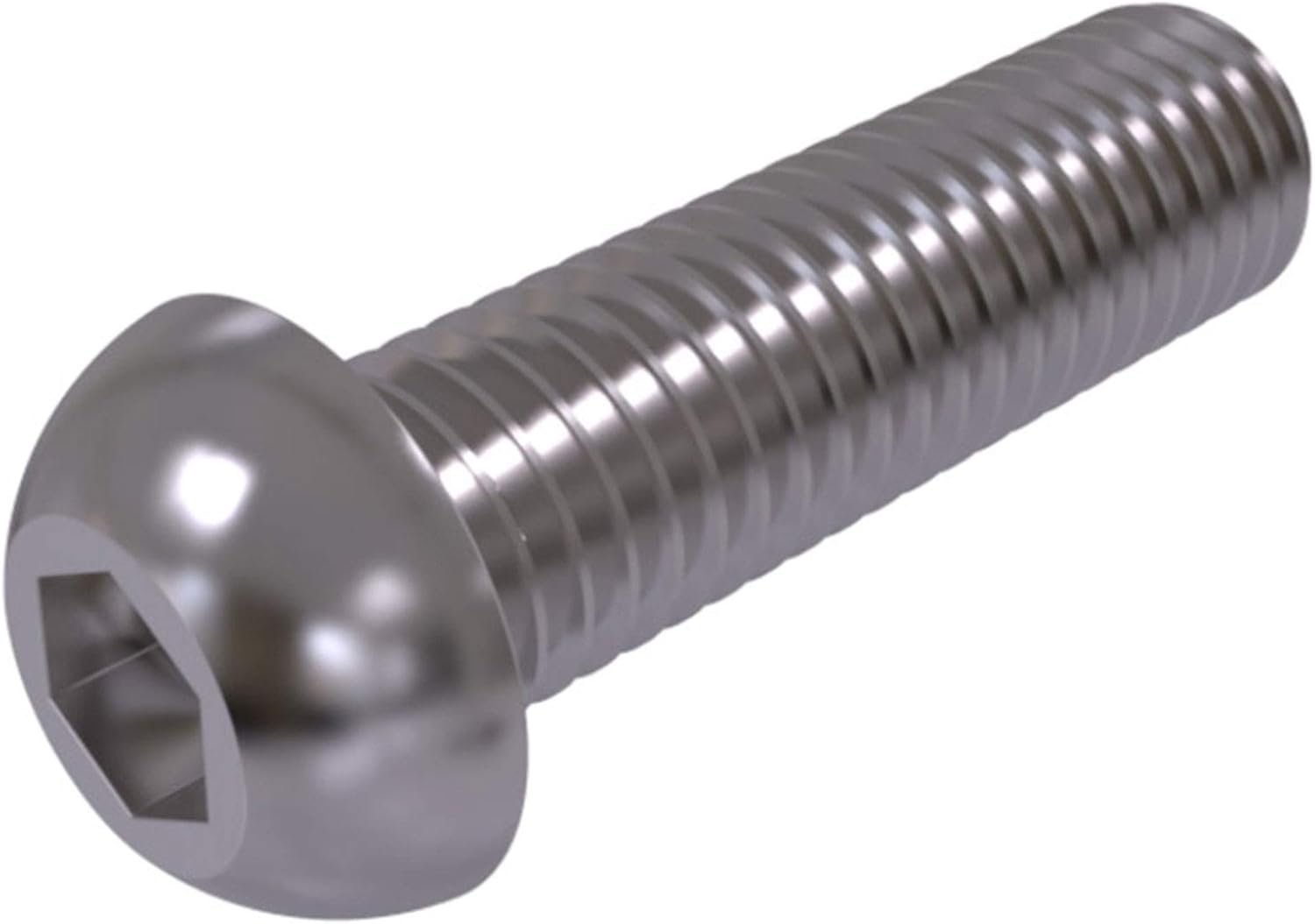 30 Viti M8 X 16 Mm Testa Bombata | Acciaio Carbonio 10.9 | Filettatura Completa Nero - Foto 10