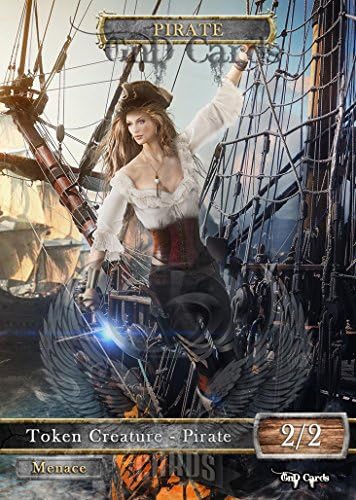 GnD Cards 3X Pirate #4 Custom Altered Tokens