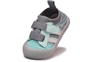Baby Shoes Toddler Walking Shoes Boys Girls Mesh Lightweight Breathable First Walkers Non-Slip Anti-Bumping Toes Infant Sneak