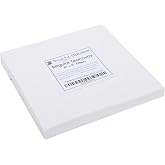 Threadart Tearaway Embroidery Stabilizer | 1.6 oz 8" x 8" 100 Precut Sheets | Stitch Then Tear Away Backing for Machine Embroidery &amp; Monogramming - Professional Stitching