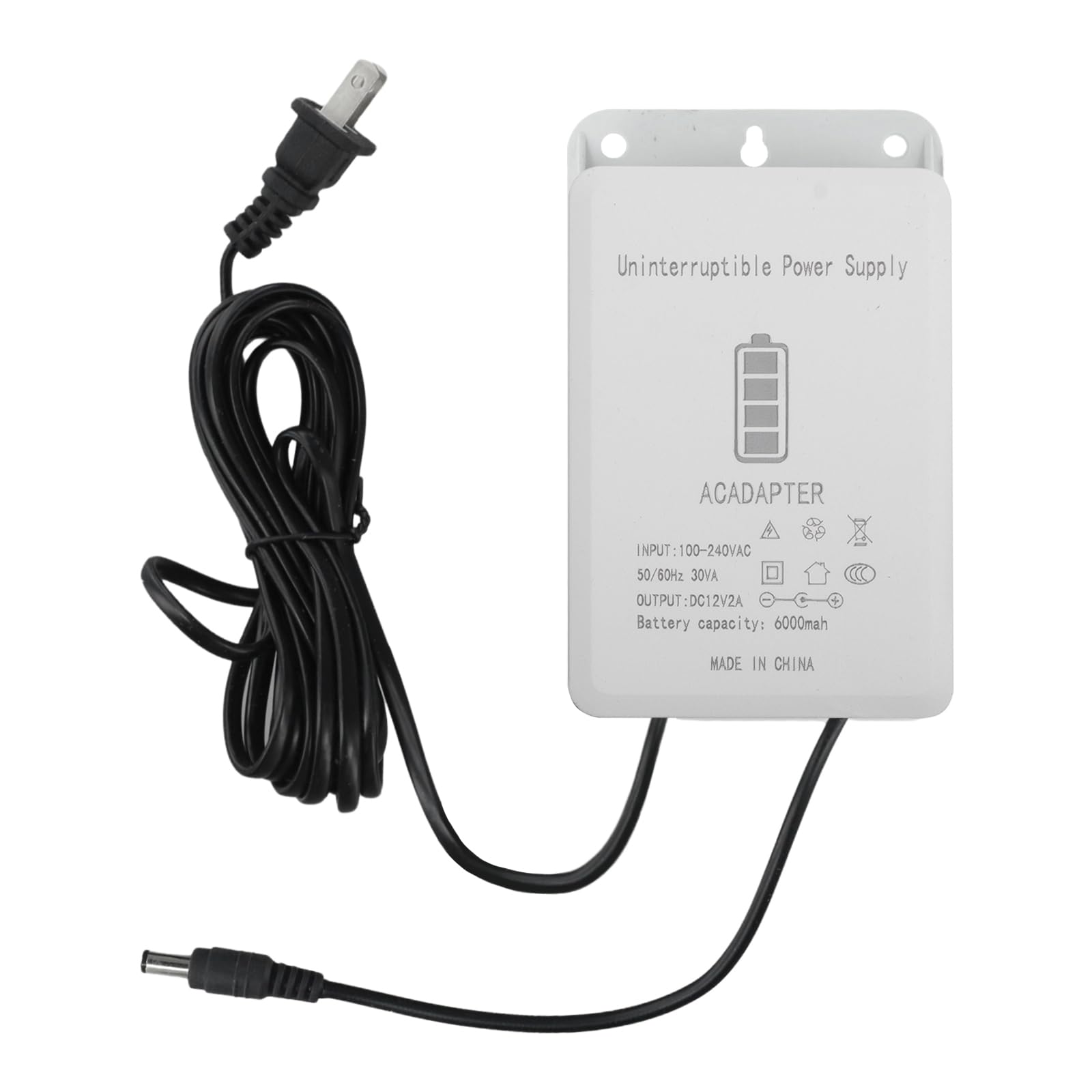 Photo 1 of 12V-2A Uninterruptible Power Supply for MINI UPS Battery Backup Interface with 6000mAh Capacity for Outdoor Cameras and Security