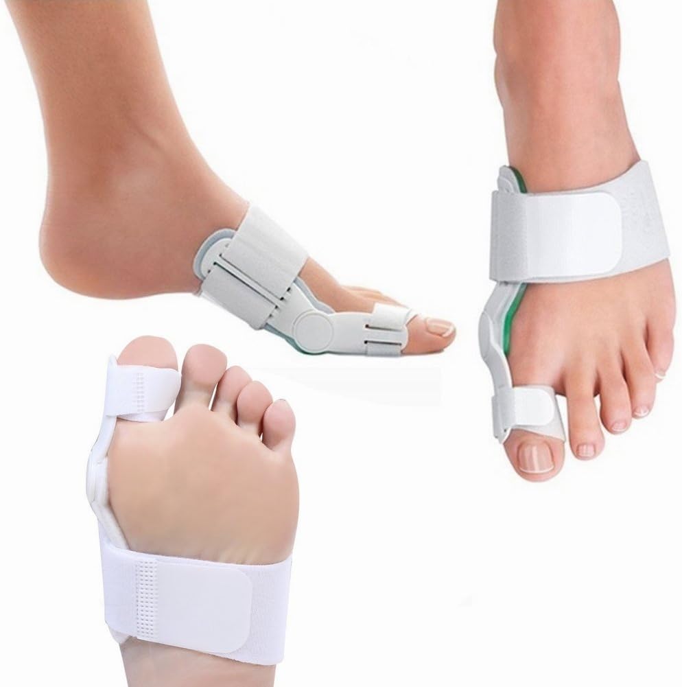 Bunion Corrector and Splint for Bunion Relief, Bunion Big Toe Separators and Protectors Pads, Hammer Toe Straightener for Support & Hallux Valgus Pain Relief