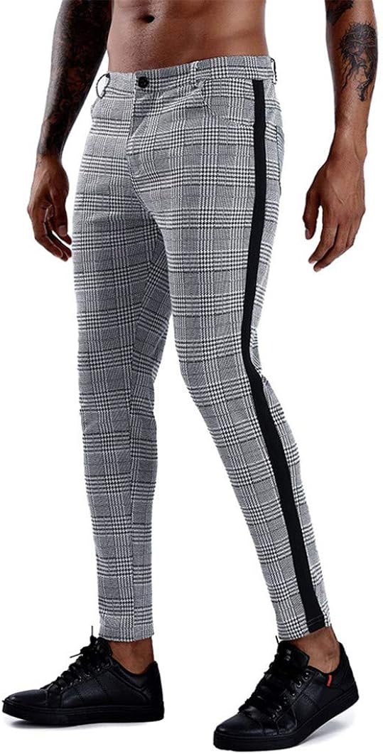 Jogging Pants Men Striped Sport Workout Sweatpants Casual