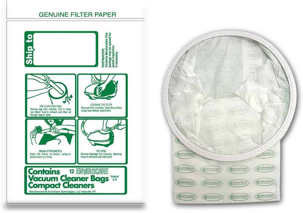 Regina Type P Vacuum Cleaner Bags 5pk w/ 2 Filters Amazon.ca Home