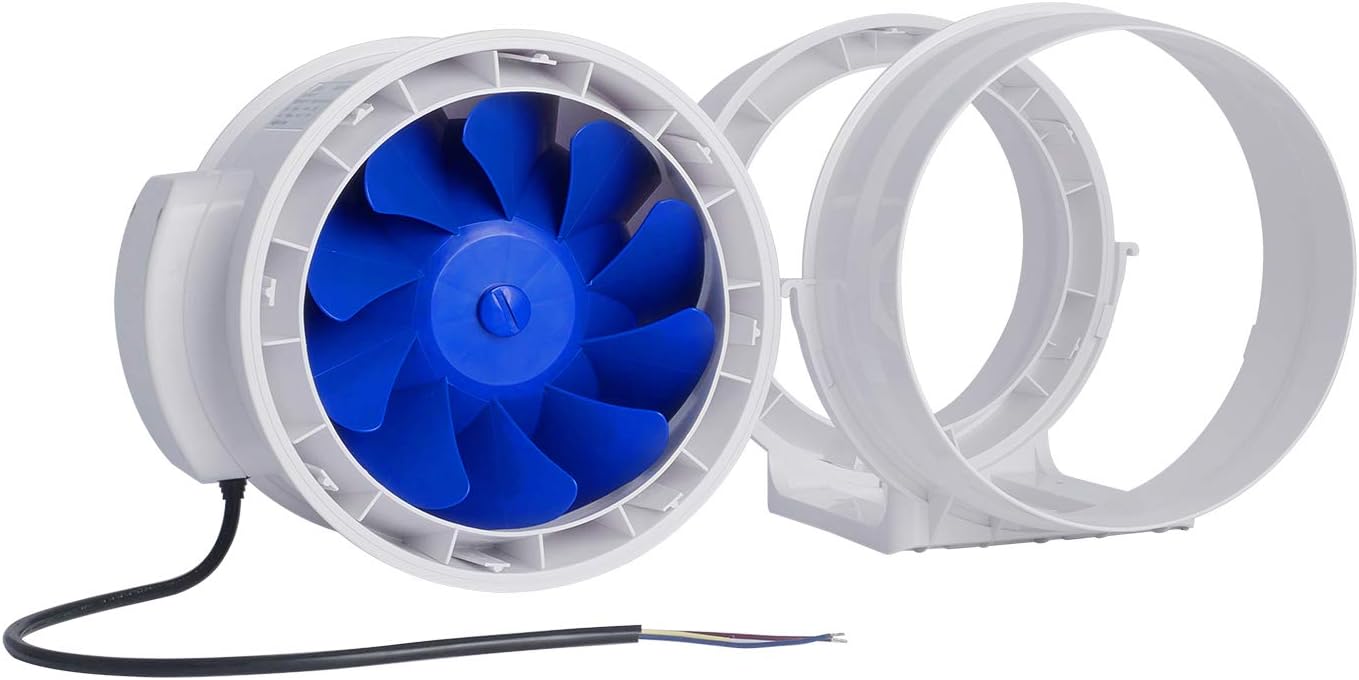 Blanc Ventilation Industrielle Extracteur Metal Axial Echappement Commercial Soufflerie Dair Du Ventilateur A Faible Bruit Fonctionnement Stable Bricolage Ventilateurs