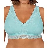 Aqua Reef Plus Size Full Figure Lace Bralette - 2X