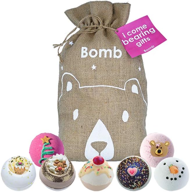 Bomb Cosmetics Hessian Sack I Come Bearing Gifts Amazon Co Uk Beauty
