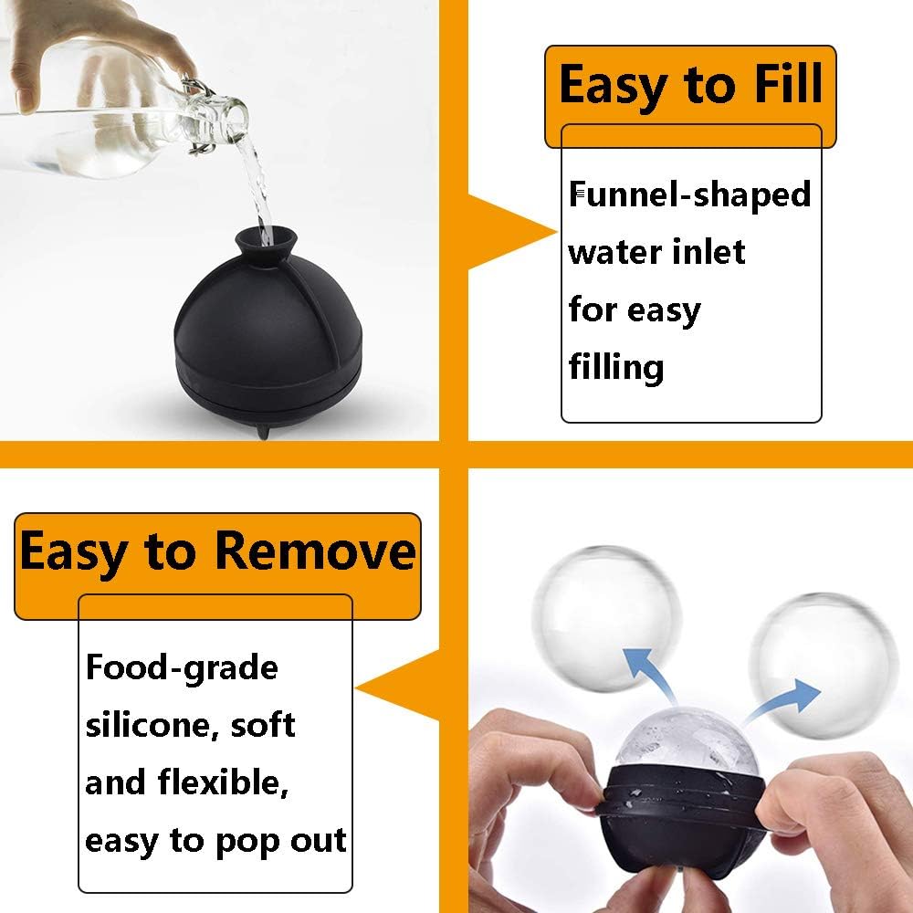 Ice Cube Moulds, Black-4pack, Best - Image 5