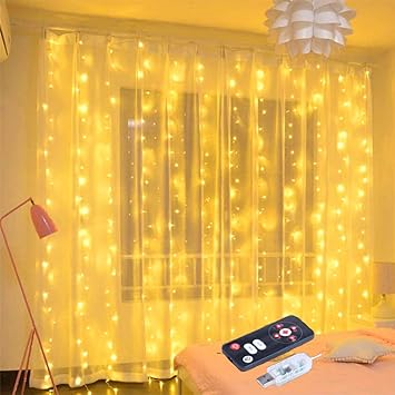 Amazon Co Jp Lightthebo イルミネーションライト ジュエリーライト 300led電球3m 3m カーテンライト屋内屋外使用可能 Led クリスマスライト Ip67防水 8 種類の切替モード リモコン付き クリスマス 結婚式 誕生日 パーティー 学園祭 庭 広場 街路樹装飾 Usb 式 おもちゃ