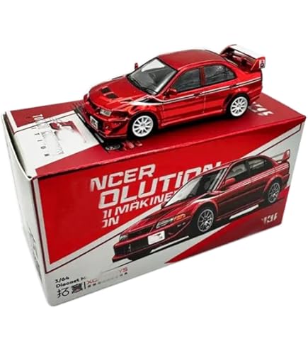 Amazon.com: HJ64 1/64 Mitsubishi Lancer RS Evolution III Rally