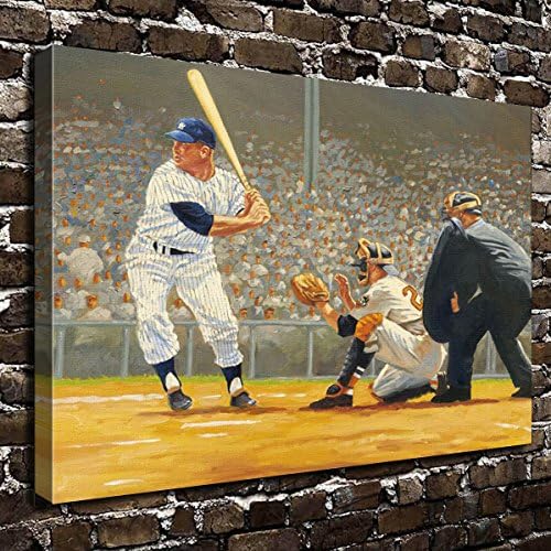 COLORSFORU Wall Art Painting Baseball Prints On Canvas The Picture Landscape Pictures Oil For Home Modern Decoration Print Decor For Living Room