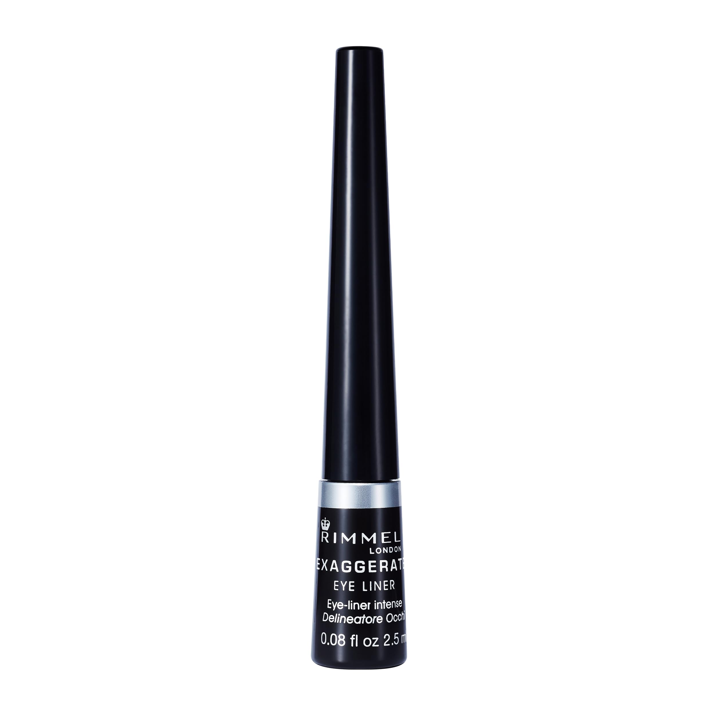 Rimmel London Scandaleyes Exaggerate Delineatore Occhi Liquido Matte, 2.5 ml, Nero (001 Black)