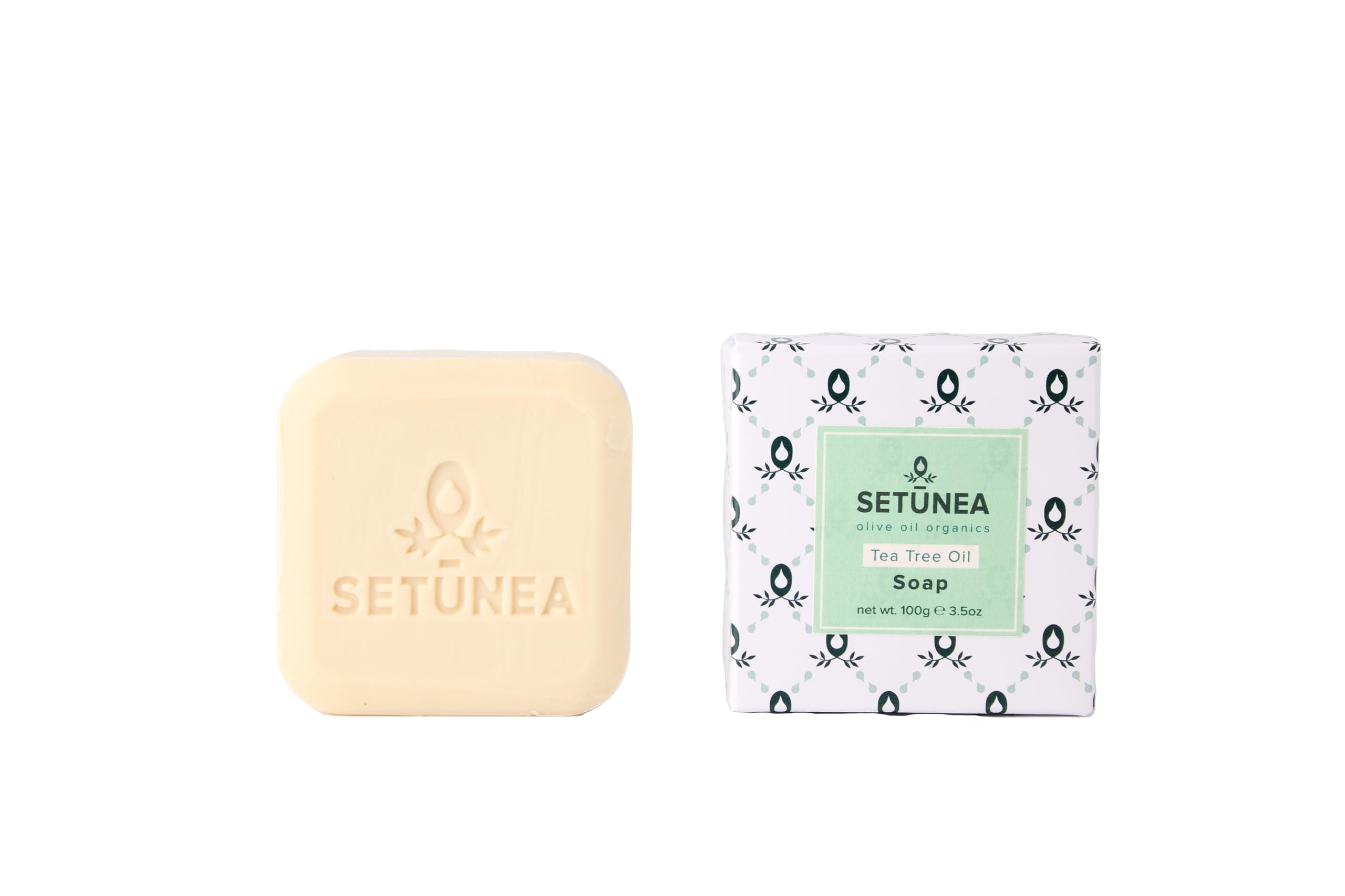 Setunea Organic Olive Oil and Tea Tree Oil Soap Bar 2 x 100g
