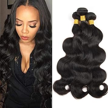 Amazon Com Newness Indian Body Wave Bundles Virgin Hair 8a Mink