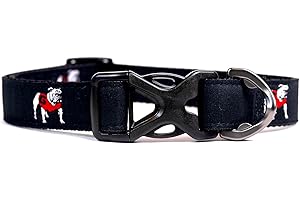 StadiumSpot Officially Licensed NCAA Premium Dog Collar, Georgia UGA Medium