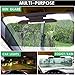 VZCY Visor Car Sun Visor Extender for Day and Night, Anti-Glare Driving Visor, 2 in 1 Sunshade for Car Universal Size Sun Visor Windshield
