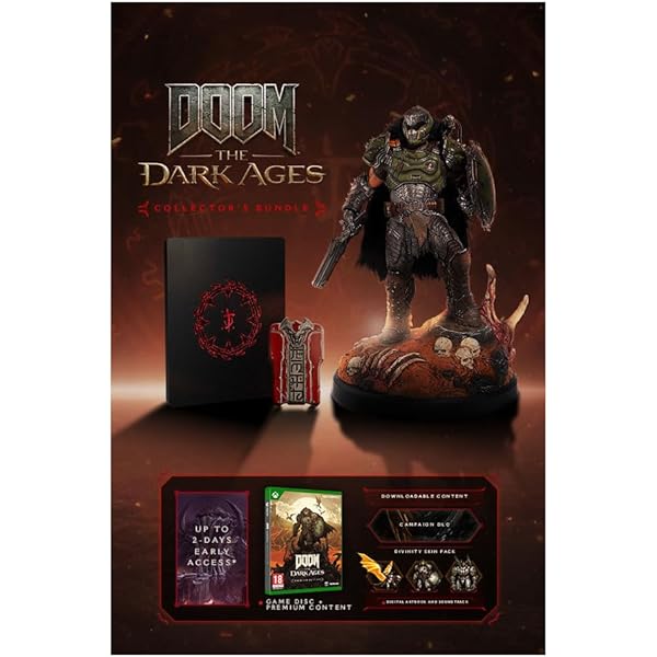 Amazon.com: DOOM The Dark Ages Collector's Bundle, PS5 Game
