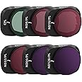 BRDRC Mini 3 Pro Filters Set, 6 Pack CPL, ND8/PL, ND16/PL, ND32/PL, ND64/PL, ND128/PL Neutral Density Filter Compatible with DJI Mini 3 Pro/Mini 3 Drone Lens Accessories(Aluminum Alloy Frame)
