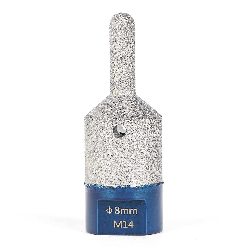 Raizi Multi-purpose Diamond Mortar Rake Router Finger Milling Bits for Enlarging and Shaping Round Bevel Existing Holes for Tile Stone Porcelain Hard Ceramic Marble Granite