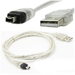ALINNA 5FT USB 2.0 Male to IEEE 1394 4Pin Male