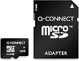 Q-Connect 32GB MicroSD Card Class 10 SDHC 45MB/s with SD Adapter view 3
